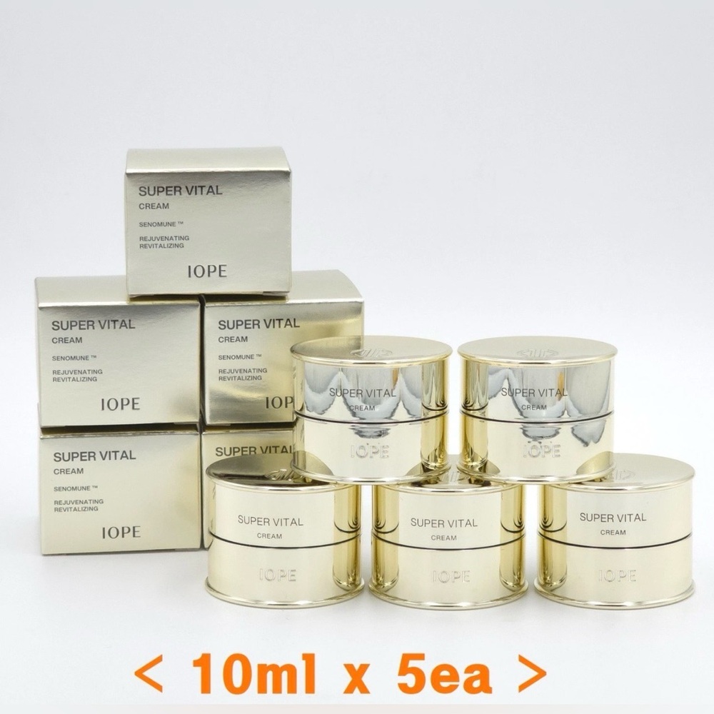 IOPE Super Vital Cream 50ml (10ml x 5ea), NEW 6th Generation Super Vital Cream